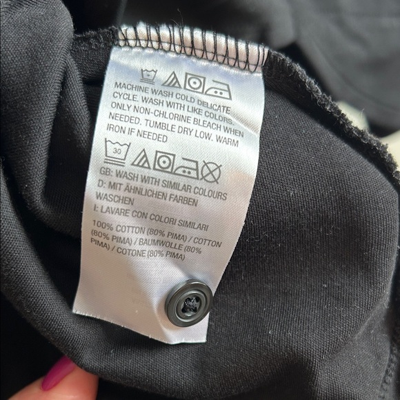 Isaac Mizrahi Black Button-Down Women's Cardigan - Picture 5 of 5